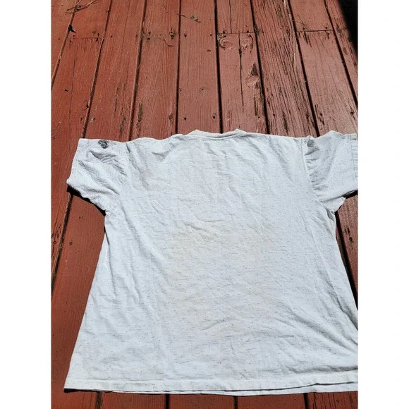 Vintage 90s Aztec Indian Chief Buffalo Bison Bald Eagle T-Shirt Size XL Cowboy - Picture 9 of 10